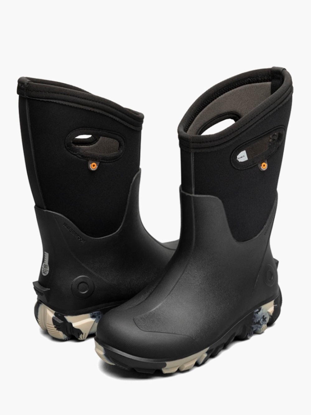 BOGS Classic Seamless Marble Kids' Winter Boots (Size: 2 Big Kid)